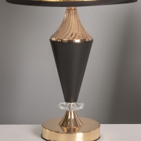 Лампа настольная &laquo;Барин&raquo; 1х40Вт Е27 черный/золото 25х25х47см