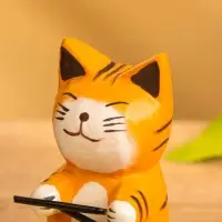 Сувенир &laquo;Кот барабанщик&raquo;, 3.5&times;5.5&times;8 см, дерево, МИКС