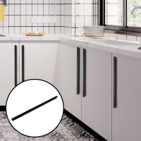 Ручка-скоба CAPPIO RSC021, алюминий, м/о 416 мм, цвет черный