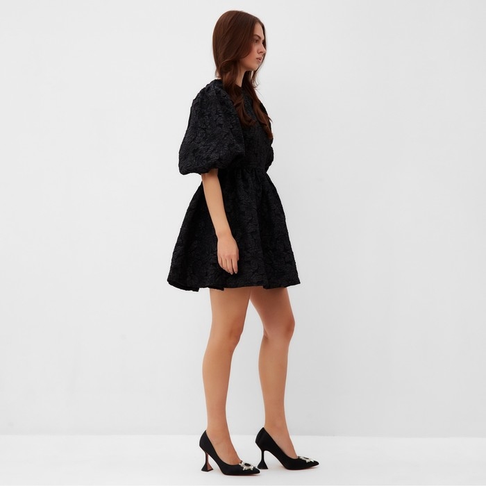 Платье женское с вырезом на спине MIST, размер M, чёрное Платье женское с вырезом на спине MIST, размер M, чёрное