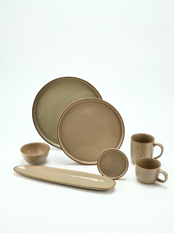 Тарелка керамическая Dolce Ceramo. &laquo;Песчаный берег&raquo;, 27 х 27 см