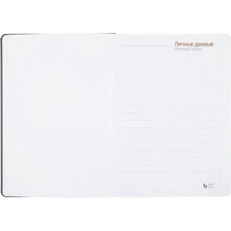 Ежедневник Basis, датированный, темно-серый