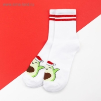 Носки новогодние женские KAFTAN "Авакадо" размер 36-39 (23-25 см)