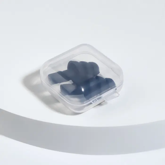 Беруши, 3&times;1.3 см, фасовка 10 пар, силиконовые, в футляре, чёрный