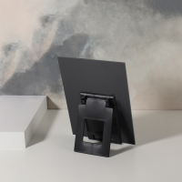 Зеркало настольное, зеркальная поверхность 15 &times; 19,8 см, цвет чёрный