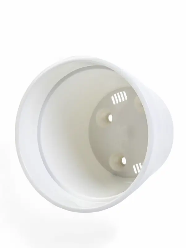 Горшок "Клевер" 4,5 л, D-20 см, h-18 см, цвет белый