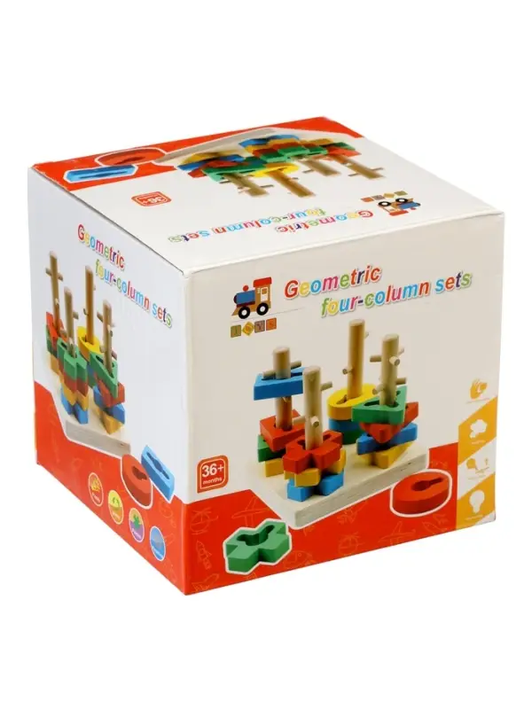 Развивающий деревянный сортер