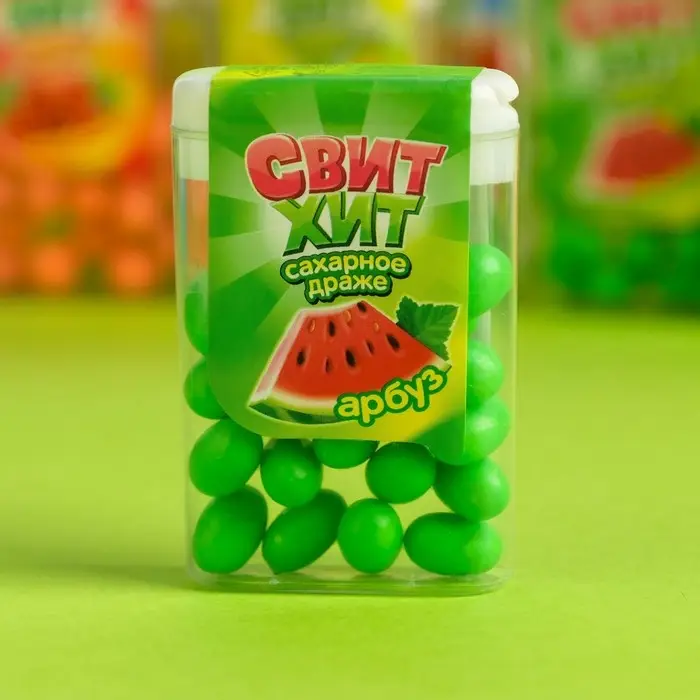 Драже сахарное "Свит хит" ассорти в стенде, 12 г