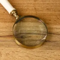 Лупа &laquo;Мориарти&raquo;, 7&times;7&times;24 см, латунь, смола