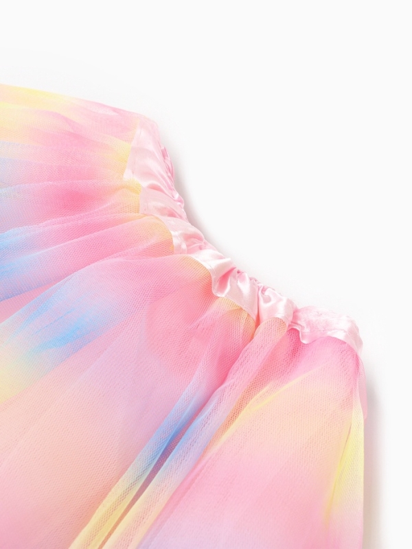 Юбка детская KAFTAN "Градиент" розовый, длина 30 см