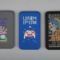 Аккумулятор Uniscend Starry с подсветкой, 5000 мАч, синий