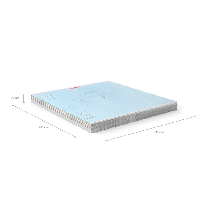 Тетрадь 12 листов в линейку, ErichKrause &laquo; Классика CoverPrо &raquo;, пластиковая обложка, МИКС