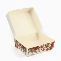 Упаковка для кондитерских изделий &laquo;Счастливого Нового года!&raquo;, 20 х 17 х 6 см