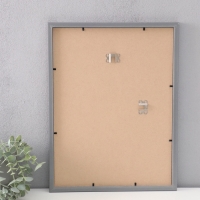 Фоторамка пластик "МИРАМ" 30х40 см, т.серый