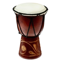 Сувенирный музыкальный инструмент барабан джембе «Светлый», 15×9×9 см, МИКС Сувенирный музыкальный инструмент барабан джембе «Светлый», 15×9×9 см, МИКС