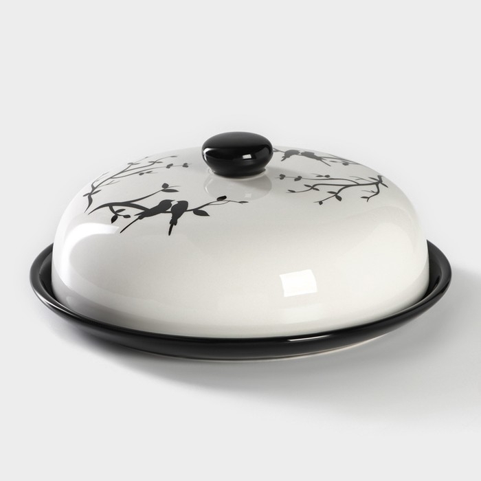 Блинница Доляна &laquo;Весенний вечер&raquo;, d=23 см, цвет белый