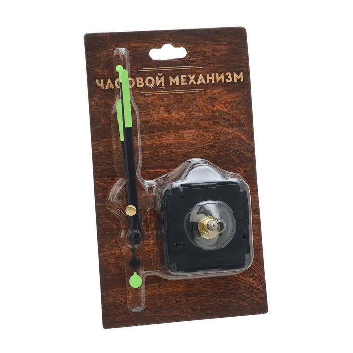 Часовой механизм &laquo;Соломон-51&raquo;, плавный ход, шток 16 мм, стрелки 77/102/91 мм, светящиеся
