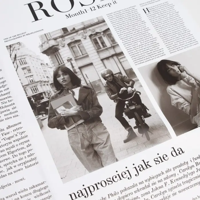 Пленка флористическая &laquo;Газета моды&raquo; 65 мкм, 50&times;58 см