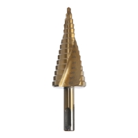 Сверло ступенчатое ТУНДРА ПРОФИ, HSS, TiN, спиральный профиль, SDS-plus, 4-32 мм Сверло ступенчатое ТУНДРА ПРОФИ, HSS, TiN, спиральный профиль, SDS-plus, 4-32 мм