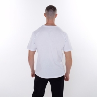 Футболка мужская «Дракон», цвет белый/принт чёрный, размер 48 Футболка мужская «Дракон», цвет белый/принт чёрный, размер 48