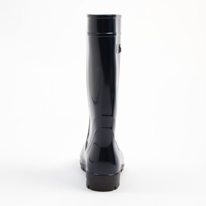 Сапоги женские, цвет синий/чёрный, размер 38