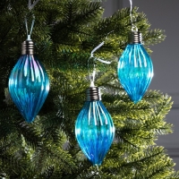 Набор елочных шаров "Северное сияние", d=7 см, 3 LED, 3 шт, батарейки AG13x9 (нет в комплекте), свечение тёплое белое Набор елочных шаров "Северное сияние", d=7 см, 3 LED, 3 шт, батарейки AG13x9 (нет в комплекте), свечение тёплое белое