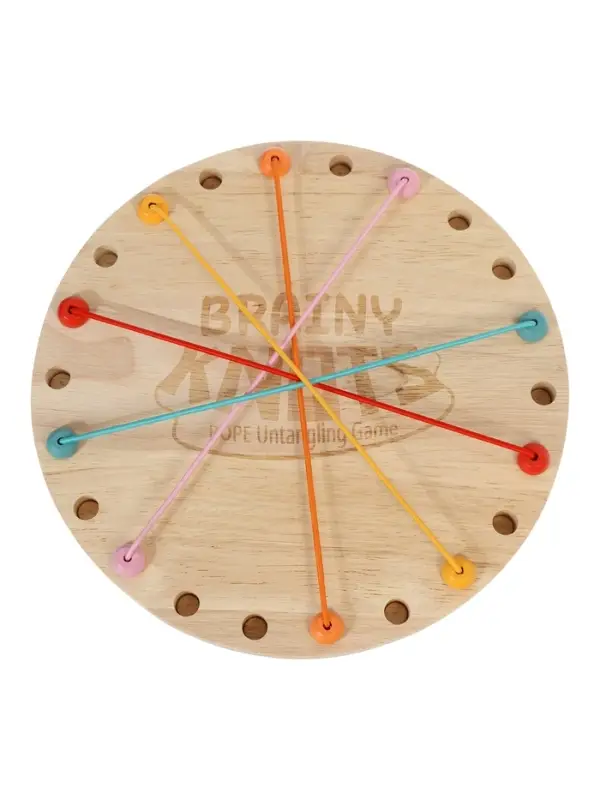 Настольная игра 2 в 1 головоломка Шнурочки + Магнитный бой