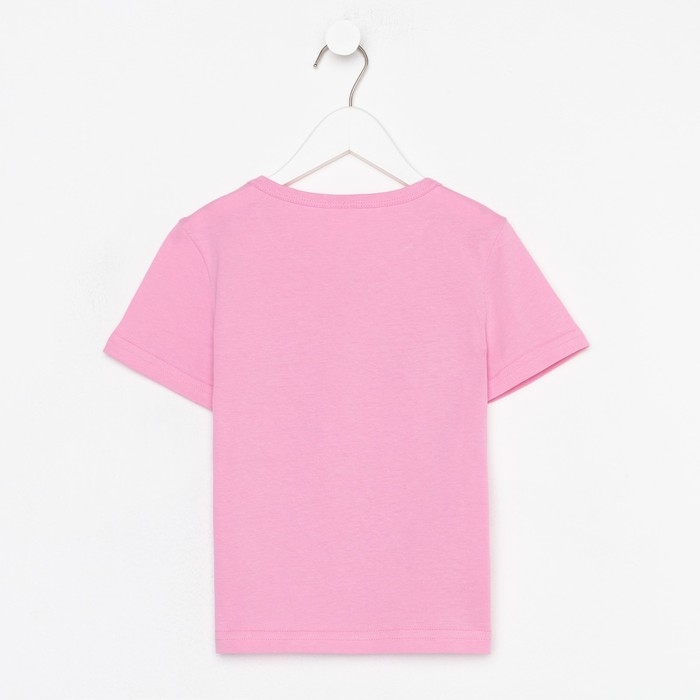 Футболка для девочки Disney &laquo;Мари&raquo;, рост 98-104 (30), цвет розовый