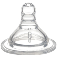 Соска на бутылочку, антиколикова, от 6 мес., Baby 1, широкое горло, быстрый поток, Ø50 мм., 2 шт. Соска на бутылочку, антиколикова, от 6 мес., Baby 1, широкое горло, быстрый поток, Ø50 мм., 2 шт.