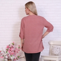 Платье рубашка, цвет пудра, размер 52