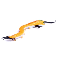 Животное &laquo;Многоножка&raquo;, световые эффекты, работает от батареек, 11 деталей, цвет оранжевый