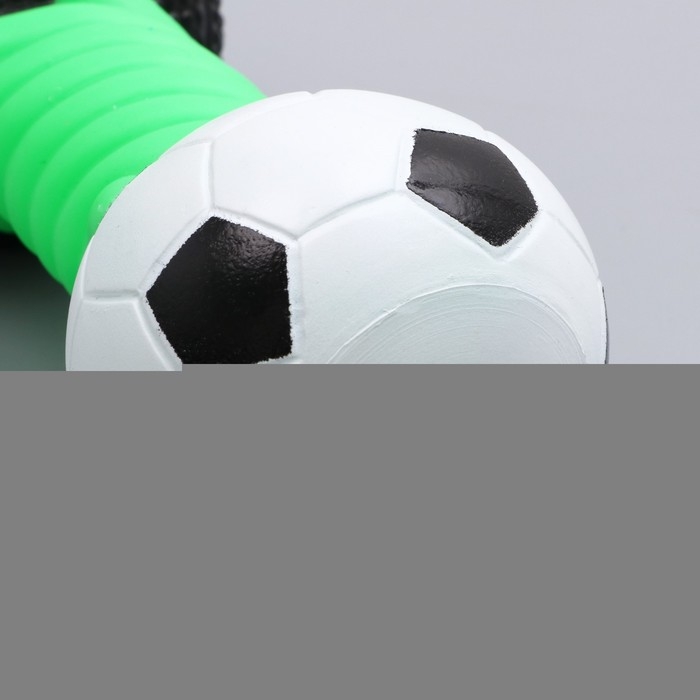 Игрушка пищащая Игрушка пищащая "Гантель большая" для собак, усиленная, 19 см, микс цветов