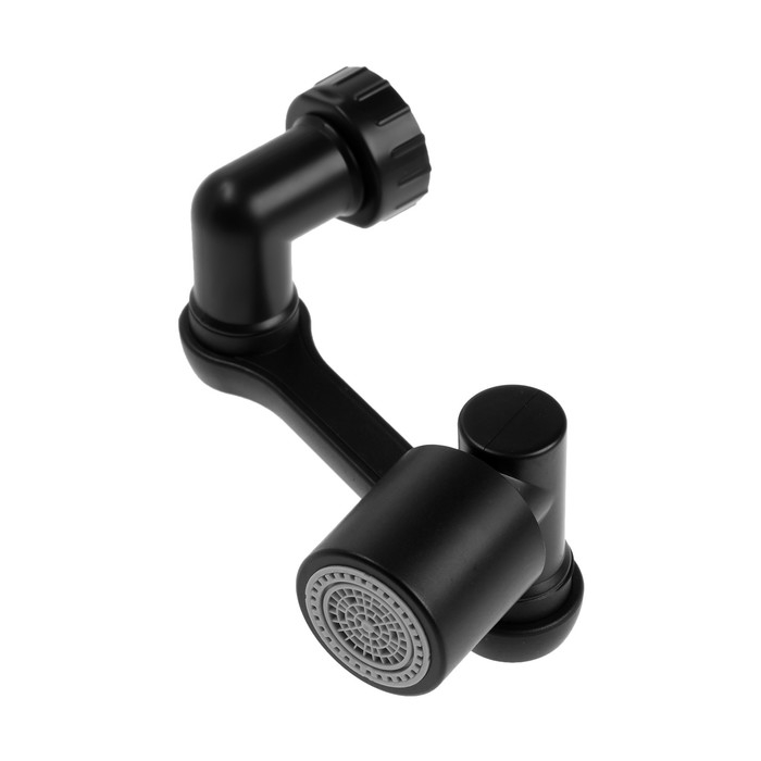 Аэратор ZEIN Z3631, поворотный, регулируемый, угловой, 2 режима, черный Аэратор ZEIN Z3631, поворотный, регулируемый, угловой, 2 режима, черный
