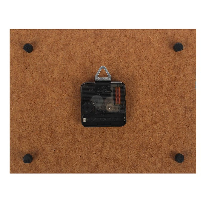 Часы-картина настенные, интерьерные "Волки в Зимнем Лесу", бесшумные, 25 х 20 см