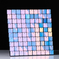 Панель с пайетками для фотозоны 30*30см индиго