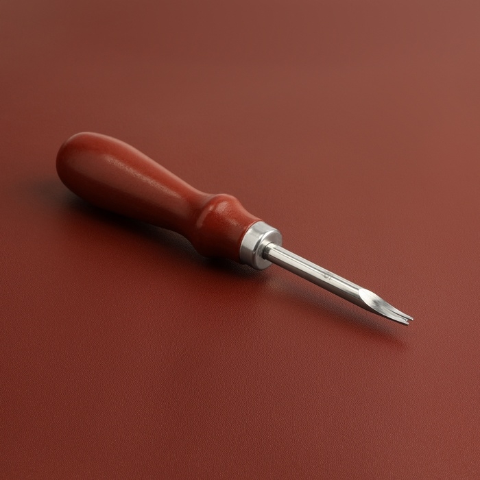 Торцбил-кромкорез для кожи, шаг 1,5 мм, 14,6 &times; 2,5 см