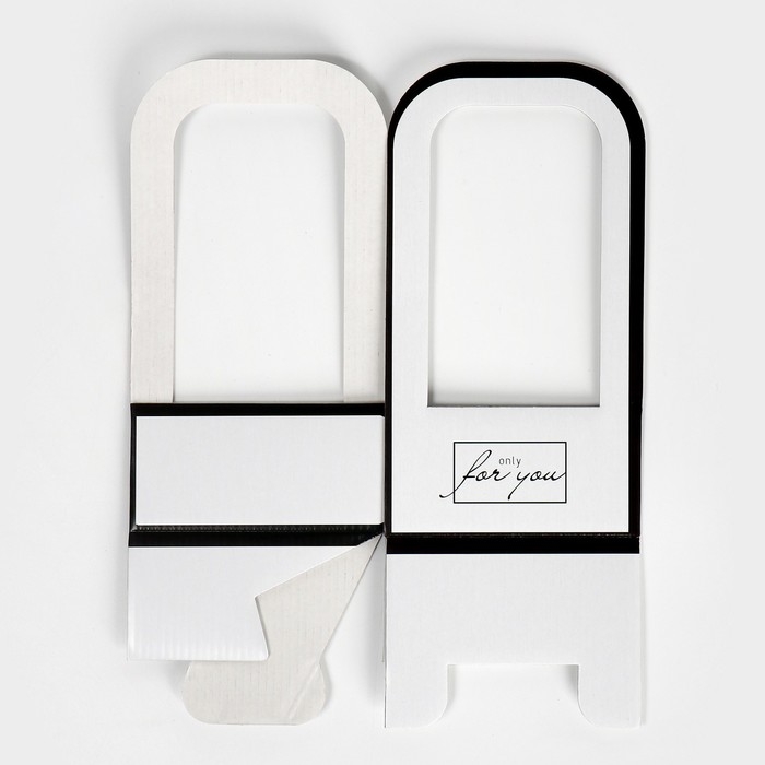 Коробка-переноска для цветов &laquo;For you&raquo;, 12 &times; 12 &times; 22 см