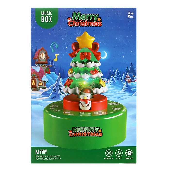 Заводная музыкальная игрушка «Новогодняя ёлка» Заводная музыкальная игрушка «Новогодняя ёлка»