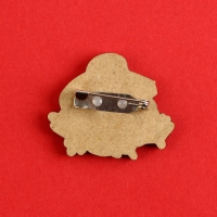 Значок деревянный &laquo;Голубь&raquo; , серия мемы ,3,2 х 3 см