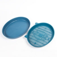 Туалет с сеткой "Киса", 37 х 27 х 4 см, синий Туалет с сеткой "Киса", 37 х 27 х 4 см, синий