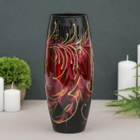 Ваза "Рубин" овал d-7,5см; 10х26 см Ваза "Рубин" овал d-7,5см; 10х26 см