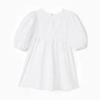 Платье для девочки MINAKU, цвет белый, рост 128 см Платье для девочки MINAKU, цвет белый, рост 128 см