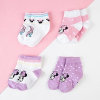 Набор носков Minniecorn, Минни Маус, 4 пары, 14-16 см Набор носков Minniecorn, Минни Маус, 4 пары, 14-16 см
