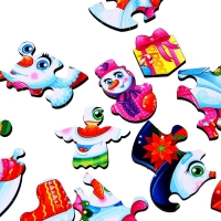 Пазл «Снеговики» Пазл «Снеговики»