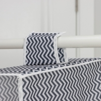 Кофр подвесной &laquo;Симетро&raquo;, 5 отделений, 70&times;30&times;15 см, цвет серый