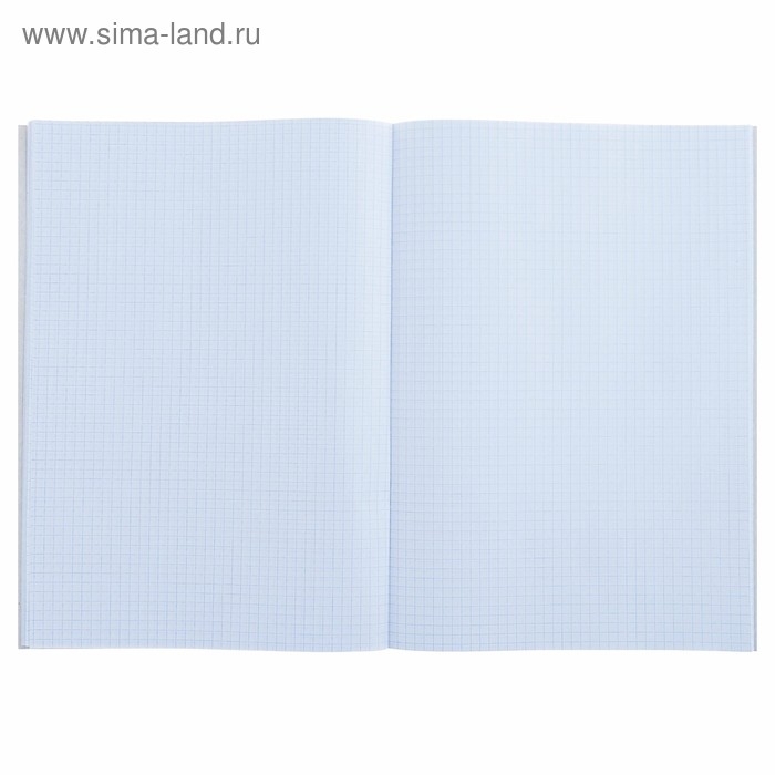 Тетрадь А4, 48 листов в клетку Calligrata "Белые узоры", обложка мелованный картон, блок офсет