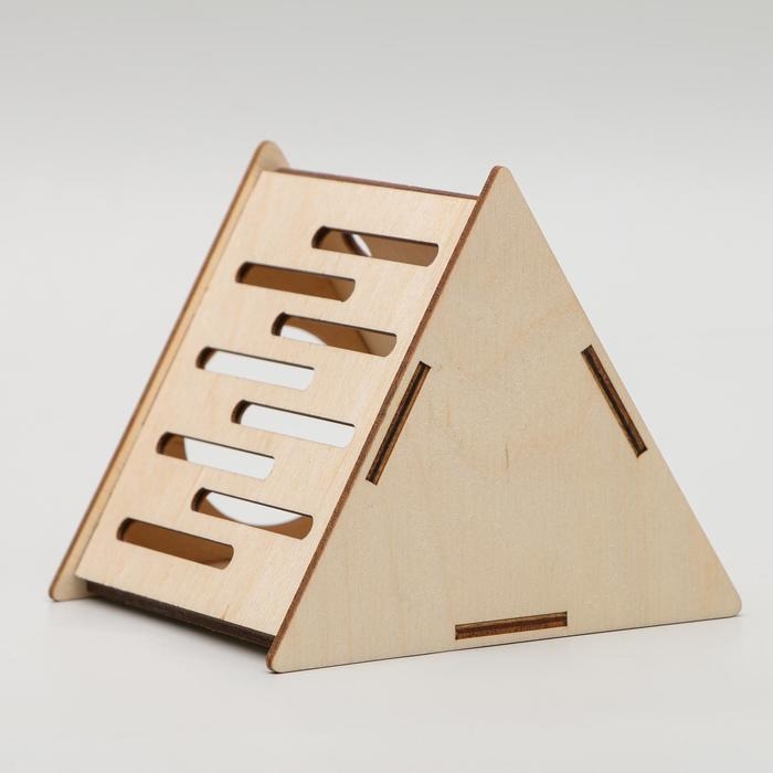 Домик для грызунов Домик для грызунов "Сыр", 12,5 х 11,5 х 11 см