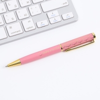 Ручка металлическая в тубусе «Сияй этой весной», синяя паста Ручка металлическая в тубусе «Сияй этой весной», синяя паста