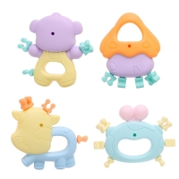 Набор прорезывателей для зубов &laquo;Забавные зверята&raquo;, 4 шт.