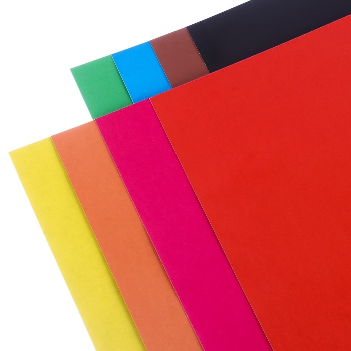 Набор &laquo;Единорог&raquo; А4: 8 л. цв. одност. мел. картона и 8 л. цв. двуст. бумаги,Минни Маус